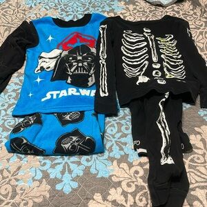 Lot of kids size 6 pajamas